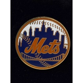 PSG New York Mets 1" Round Pin Hat Lapel Jacket NEW