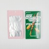 Pink translucent zipper bag for packaging (10cm x 18cm) / 포장용 핑크 반투명 컬러 지퍼백(10cm X 18cm)