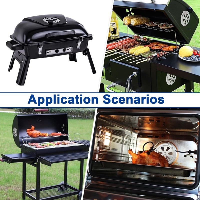 Aifeier ET 2PCS BBQ Smoker Air Vent Set, Stainless Steel