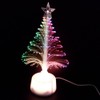 Minkissy Mini Christmas Tree USB Connection LED Fiber Optic Xmas