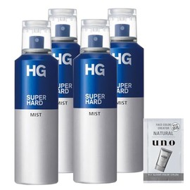 [Bulk Purchase] HG Super Hard Mist x 4 + Bonus Hairdressing Styling Strong Keep Men's