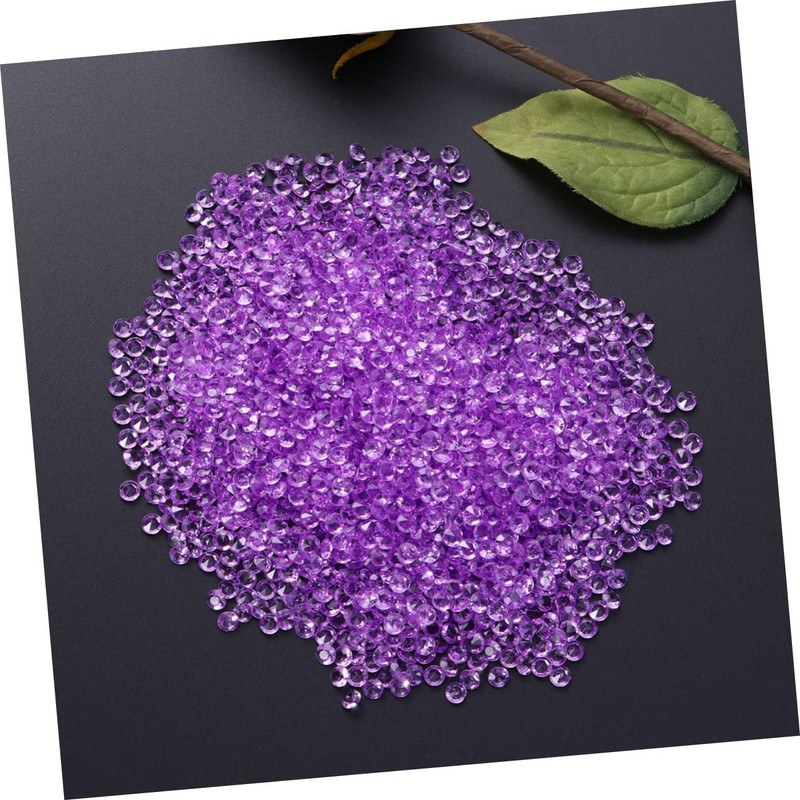 Abaodam 2000pcs Acrylic Crystal Gems Flat Back Rhinestones for Nail