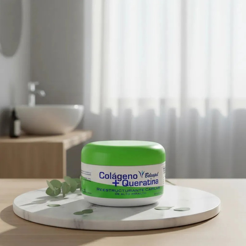 Belcapel Colágeno Queratina Para El Cabello Reestructurante