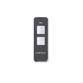 Aperto Pearl Twin S10019-00003 Handheld Transmitter (2 Commands, Black)