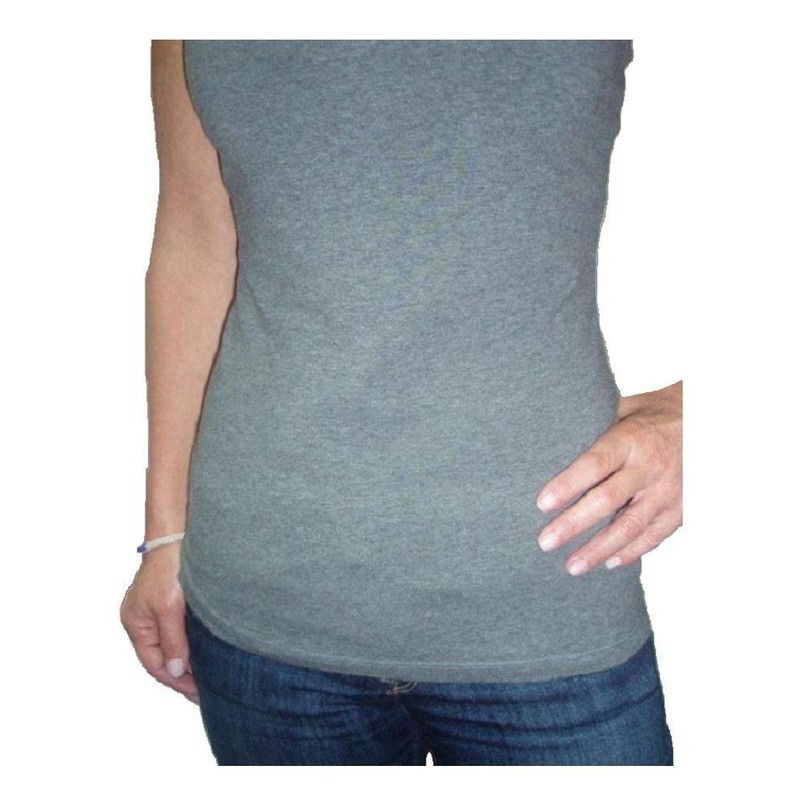 SkinniBelt Cinturón elástico para mujer, azul Denim, M