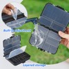SUPERFINDINGS 4Pcs Fishing Tackle Box Organizer Multi-Compartment Fishing Tackle Box