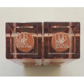 MAYBELLINE 2 Pk Maybelline New York Lifter Gloss 006 REEF w/ Hyaluronic Acid NEW & SEALED!