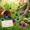 Nyicey Plastic Metallic Easter Eggs for Easter Basket Hunt Egg
