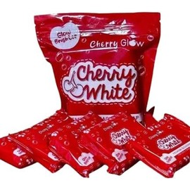 Cherry White Glow Soap, Cherry Scented, 5-Pack Bundle, Red