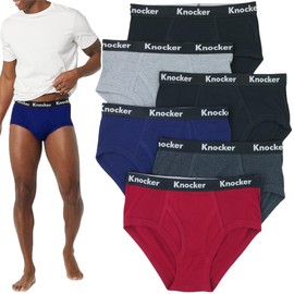 ToBeInStyle Men's Pack of 6 Color Band Brief Underwear - Assorted - XL