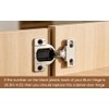 8 Pack Replacement for Blum 30.310-11.02 Cabinet Door Hinges, 110