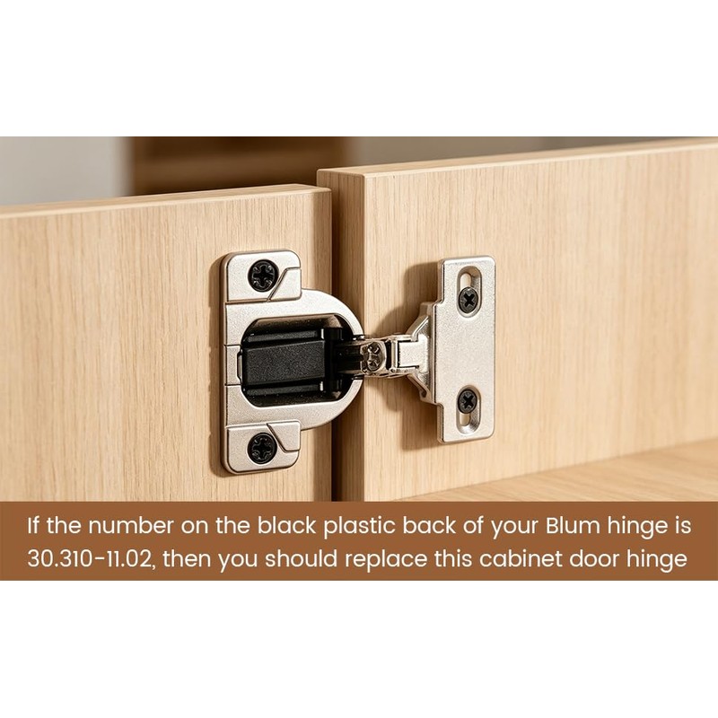 8 Pack Replacement for Blum 30.310-11.02 Cabinet Door Hinges, 110