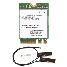 WiFi6 Wireless Card 574Mbps 2.4G 1200Mbps 5Ghz BT5.2 M.2 AC AX MU MIMO Plug and Play Wireless Network Card for Win 10