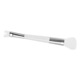 Healeved Dual-ended Makeup Brush for Foundation and Highlighter Portable Shaped Contouring Tool Versatile Makeup Brush for Blush Powder and Highlighting for Applications