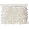 Expo International Velma Beaded Raindrop Fringe Trim, 10 yd., Crystal
