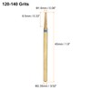 sourcing map 5pcs 120-140 Grits Diamond Grinding Bit 1.6mm Tapered