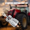 Bawkars Car Ignition Switch with 2 Keys, Waterproof Starter Replacement