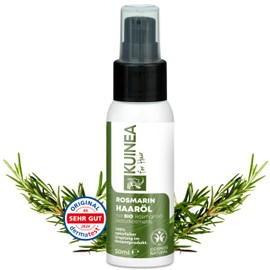 KUINEA® Rosemary Oil Hair 50 ml from the Tyrolean Alps, 100% Natural Pure, Rosemary Oil Hair Growth, Dermatologically Tested - Hair Oil Rosemary for Women and Men, Rosemary Oil for Hair Growth