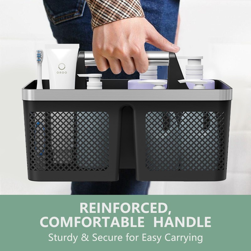 2Pack Shower Caddy Dorm: Portable Bathroom Caddy Organizer with Handle,