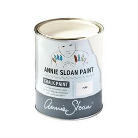 Annie Sloan Chalk Paint® (Pure, 1 Litre/33.8 Fl Oz) a unique decorative paint for furniture, cabinets and home décor with no sanding or priming