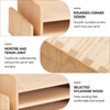 KIRIGEN Wood 3-Tier Office Desktop Document Tray - Mail Sorter