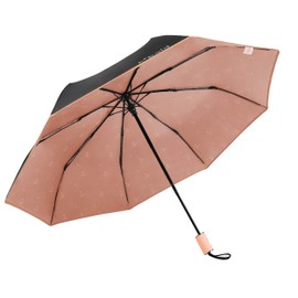 Kobold Travel Compact Rain Parasol Ballet Umbrella with Teflon Coating and 360 Degree Rotating (Pink)