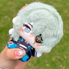 KILA MILA Anime Anaxa Plush Keychain,Anaxagoras Adorable 10cm Backpack Plushies Pendant Gift