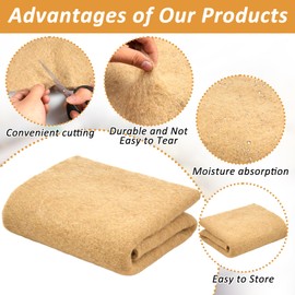 9 Pack Jute Brooder Liners for Red Barn Brooder, 48x20 Inch Nesting Box Pads for Chickens, Ducklings, Turkey Poults, Quail & Small Birds - Natural Hemp Fiber, Moisture Absorbent & Easy to Replace