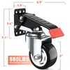 SPACEKEEPER Workbench Casters Kit 880 Lbs - 3 Inch Heavy