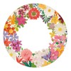 Caspari Halsted Floral Paper Dinner Plates, 32 Count