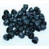 M6-10mm 20 PCS Black Plastic Dome Hex Head Bolt Nut