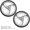 Yuqim 2 Pcs 8" Replacement Wheels for Rollator Walker and