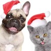 Pet Santa Hat for Dogs, Christmas Hats for Cats, Puppy