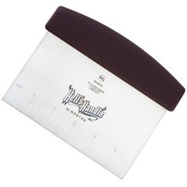 Mercer Culinary Hell's Handle Bench Scraper, 3.5 Inch x 6 Inch