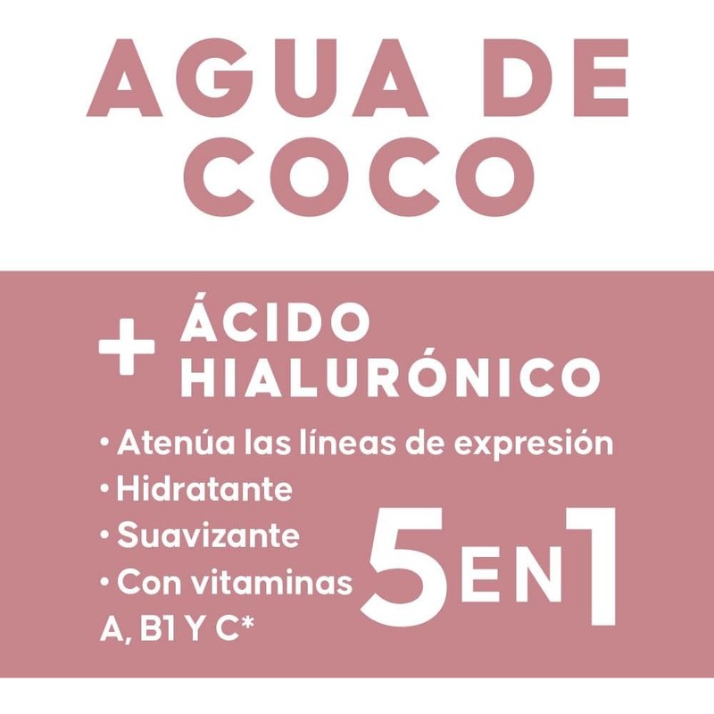 Jaloma | Agua de Coco con Ácido Hialurónico, Tónico Facial,