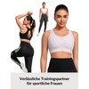 Yvette Sports Bra Beautiful Back Strong Hold Front Closure Large
