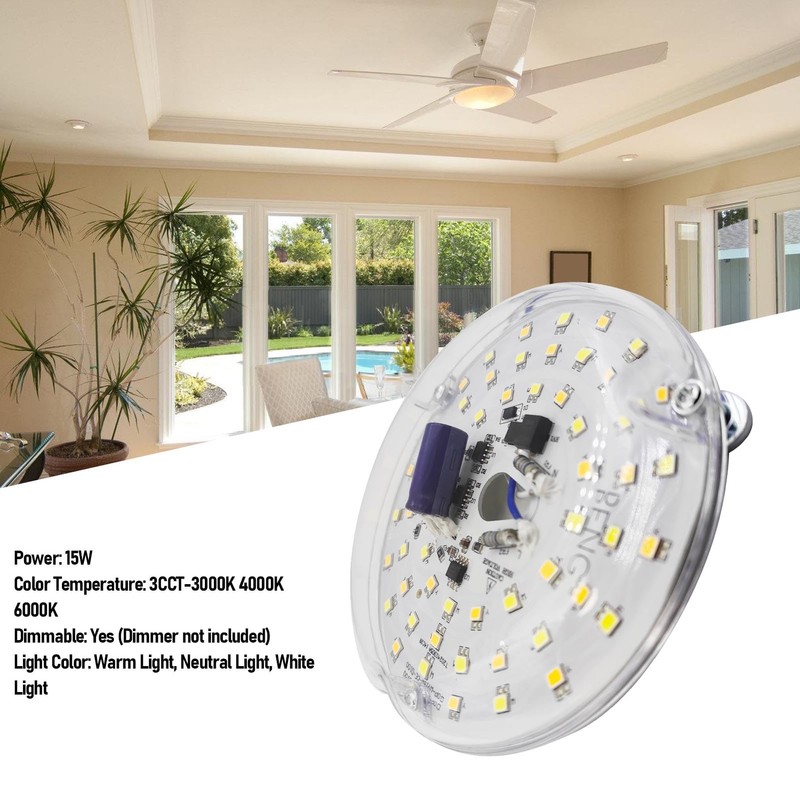 4 Inch LED Retrofit Light Kit for Ceiling Fan Light
