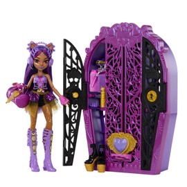 Monster High Skulltimate Secrets Clawdeen Wolf Doll with Wardrobe and 19 Fashion Surprise Accessories, Toy +4 Years (HXH85)