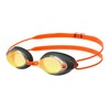 SWANS SRX-M PAF Mirrored Competition Swimming Goggles, Smoke Orange