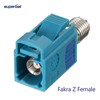 Superbat Fakra Z Female to SMA Male Adapter 2Pcs,Vehicle Antenna