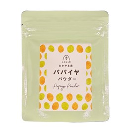 Powdered Blue Papaya Leaf Tea 1.1 oz (30 g) (About 25 to 50 Cups as you like) (1 bag), Made in Japan, No Pesticides, No Additives, Caffeinated Okayama Prefecture, Blue Papaya Leaf Powder, Papaya Tea,