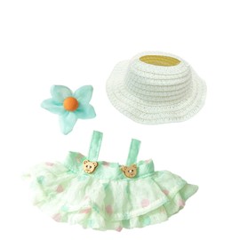 Doll Clothes for 17cm Dolls Outfit, Fashion Chic Dresses with Accessories Set for 17cm Doll Accessories Clothes,No Doll (Style 1)