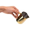 380ML Coffee Pitcher Cup Bright Gold Stainless Steel Coffee Milk