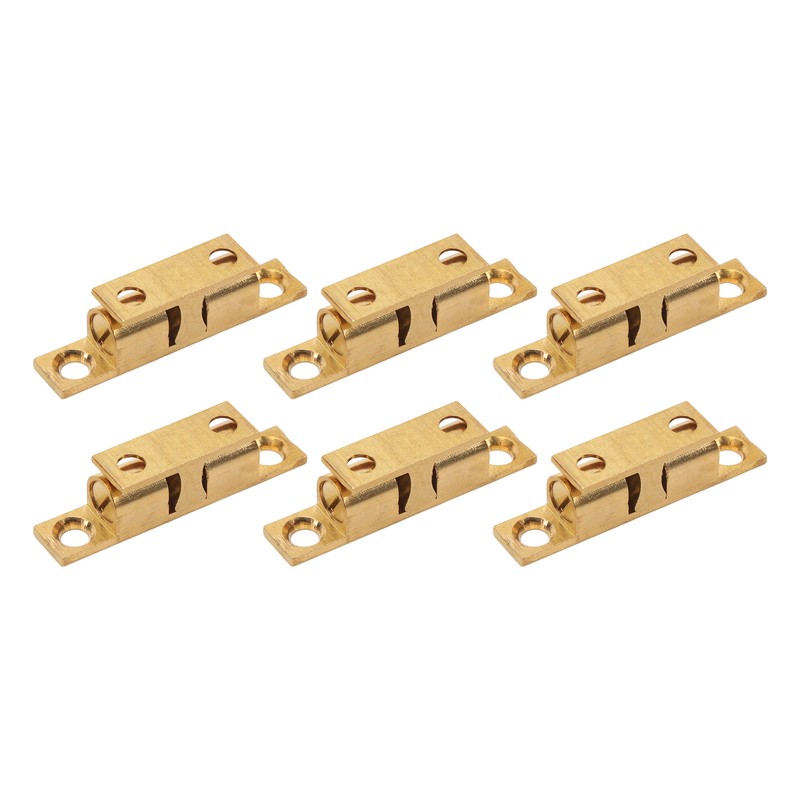6 Set Cabinet Door Catch Brass Cabinet Door Closet Ball