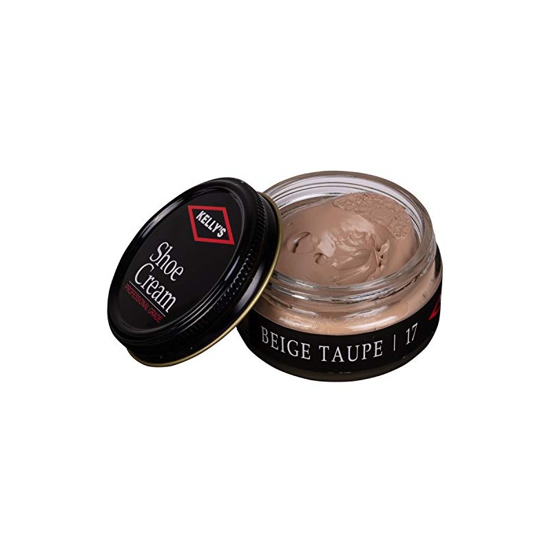 Kelly's Beige Taupe Shoe Polish 1.5 oz - Professional Leather