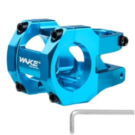 CYSKY 31.8 Stem 35 mm 45 mm MTB Stem Mountain Bike Stem Riser Handlebar Short Stem for Most Road Bike Stem, MTB Stem, BMX Stem, Bicycle Stem (35 mm, Blue)