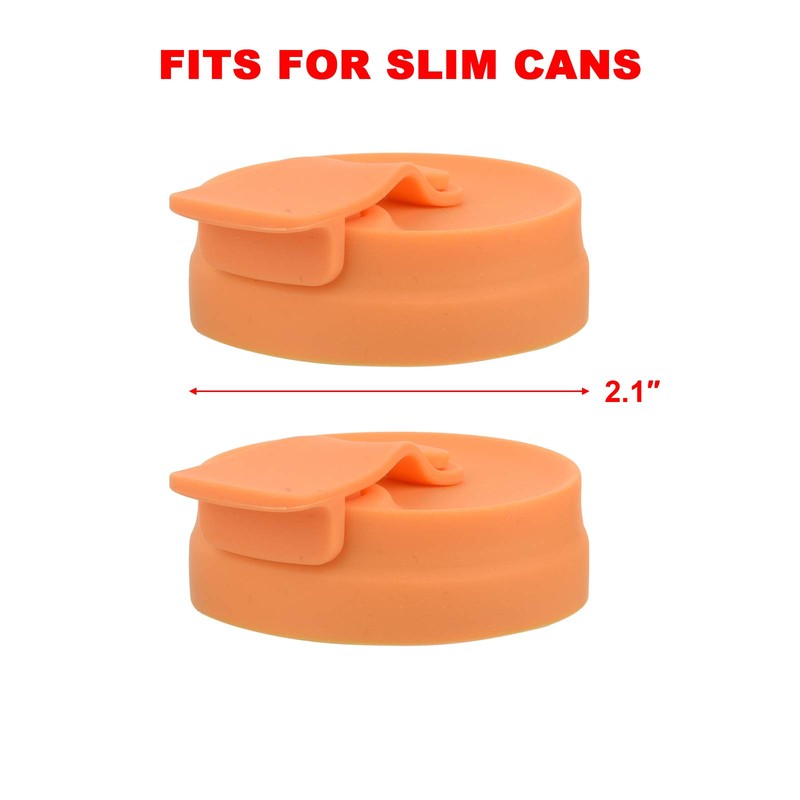 Silicone Slim Can Lids Beverage Can Cover Protector for Slim