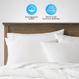 Ashton Sheets 100% Egyptian Cotton Duvet Cover Full/Queen Size - 600 Thread Count 3 PC Queen Size Duvet Cover, Egyptian Cotton Queen Duvet Cover Set, Soft, Cooling Duvet Cover Queen Size - White