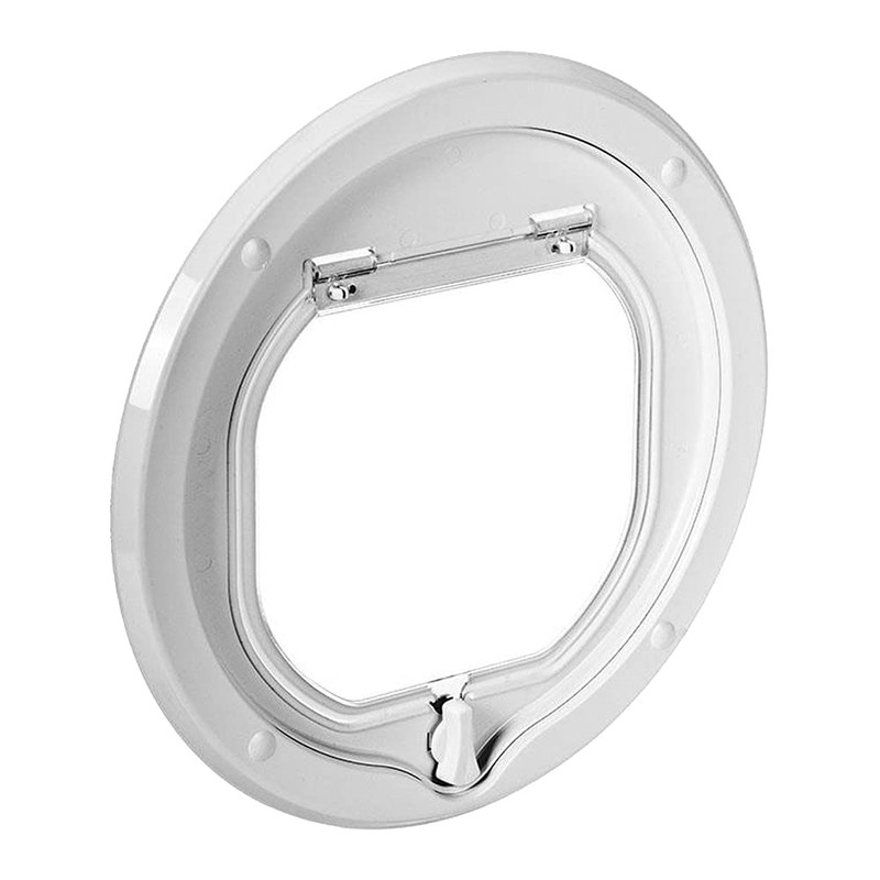 Pet-Tek Glass Fitting Original Cat Door, White