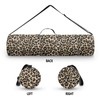 Pzuqiu Leopard Print Yoga Mat Bag for Women & Men
